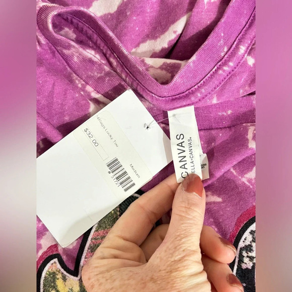 Tie dye Lucky Tee NWT - Picture 3 of 4